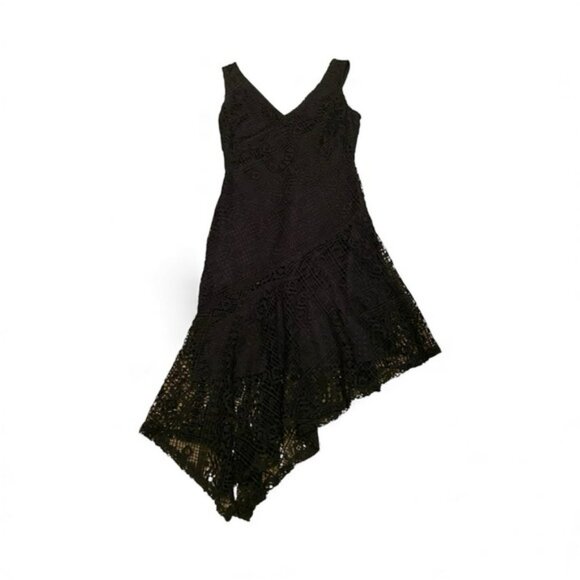 Donna Karan asymmetrical v-neck dress - Picture 2 of 5